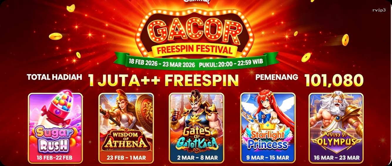 Login rvip3 Sekarang Bonus Melimpah